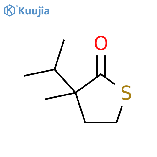 2(3H)-Thiophenone,dihydro-3-methyl-3-(1-methylethyl)-(9CI) structure