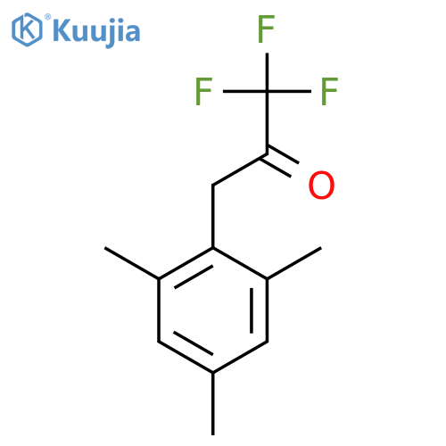 1,1,1-trifluoro-3-(2,4,6-trimethylphenyl)propan-2-one structure