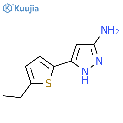 3-(5-Ethylthiophen-2-yl)-1h-pyrazol-5-amine structure