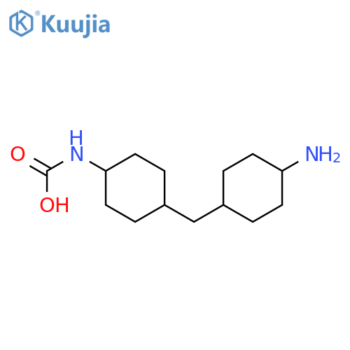 Carbamic acid,N-[4-[(4-aminocyclohexyl)methyl]cyclohexyl]- structure