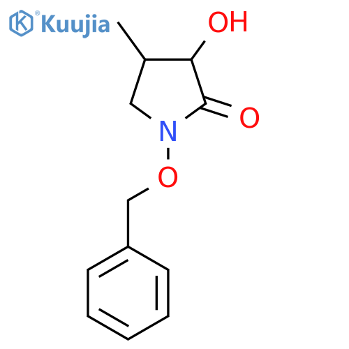 1-(Benzyloxy)-3-hydroxy-4-methylpyrrolidin-2-one structure