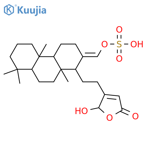 19,25-Epoxy-13(24),17-cheilanthadiene-19,24,25-triol; (13(24)E,19R,25S)-form, 19-Ketone(lactone), 24-sulfate structure