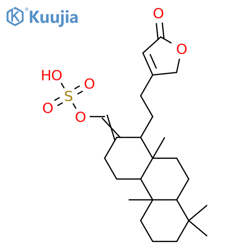 19,25-Epoxy-13(24),17-cheilanthadiene-19,24,25-triol; (13(24)E,19R,25S)-form, 25-Deoxy, 19-ketone(lactone), 24-sulfate structure
