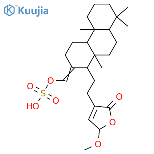 19,25-Epoxy-13(24),17-cheilanthadiene-19,24,25-triol; (13(24)E,19R,25S)-form, 25-Ketone(lactone), 19-Me ether, 24-sulfate structure