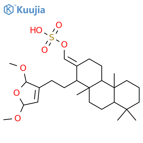 19,25-Epoxy-13(24),17-cheilanthadiene-19,24,25-triol; (13(24)E,19R,25S)-form, 19,25-Di-Me ether, 24-sulfate structure