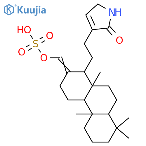 24-Hydroxy-13(24),17-cheilanthadiene 25,19-lactam; (13(24)E)-form, Sulfate structure