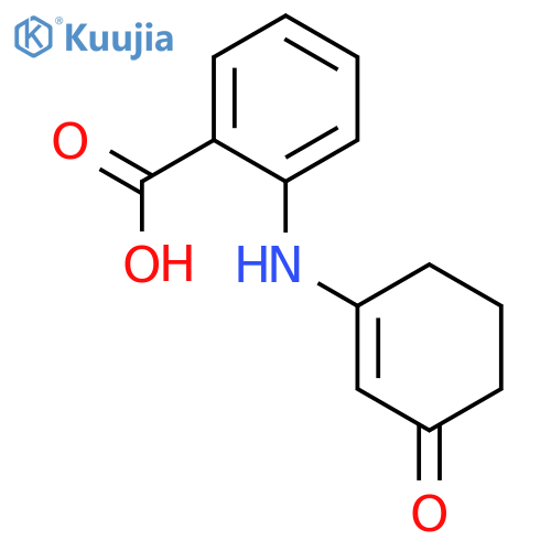 2-((3-OXOCYCLOHEX-1-ENYL)AMINO)BENZOIC ACID structure