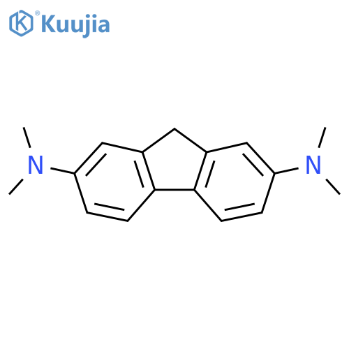 N,N,N',N'-Tetramethyl-9H-fluorene-2,7-diamine structure