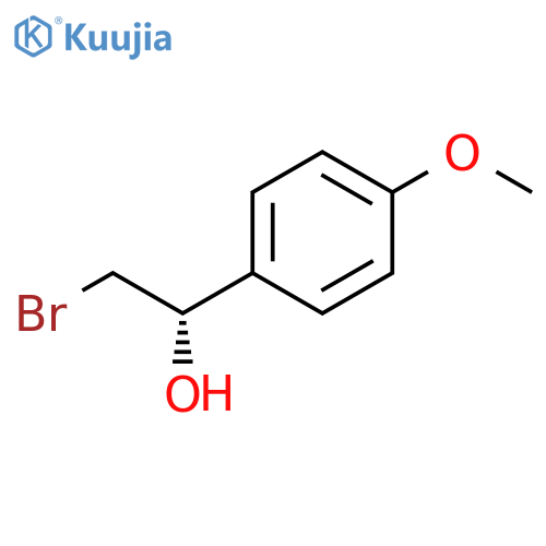 Benzenemethanol, α-(bromomethyl)-4-methoxy-, (αS)- structure