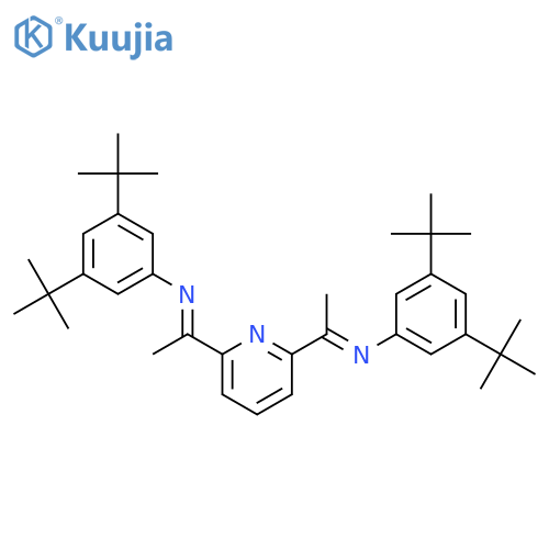 2,6-Bis-[1-(3,5-di-tert-butylphenylimino)-ethyl]pyridine structure