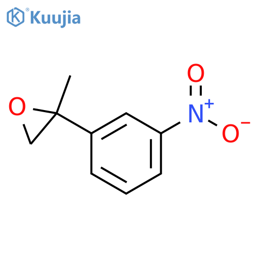2-methyl-2-(3-nitrophenyl)oxirane structure