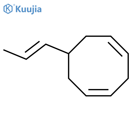 7-((1E)-prop-1-enyl)cycloocta-1,4-diene structure