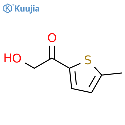 2-Hydroxy-1-(5-methyl-2-thienyl)ethanone structure