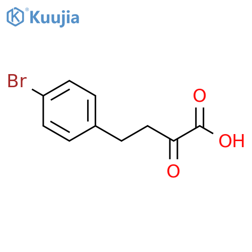 4-(4-bromophenyl)-2-oxobutanoic acid structure