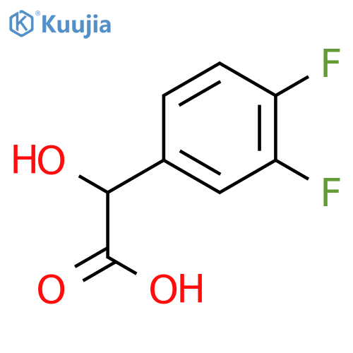 (2R)-2-(3,4-Difluorophenyl)-2-hydroxyacetic Acid structure