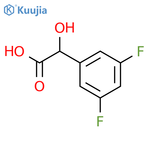3,5-difluoromandelic acid structure