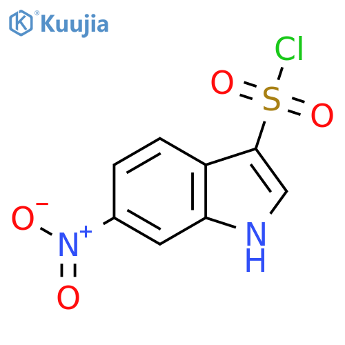 6-Nitro-1H-indole-3-sulfonyl chloride structure