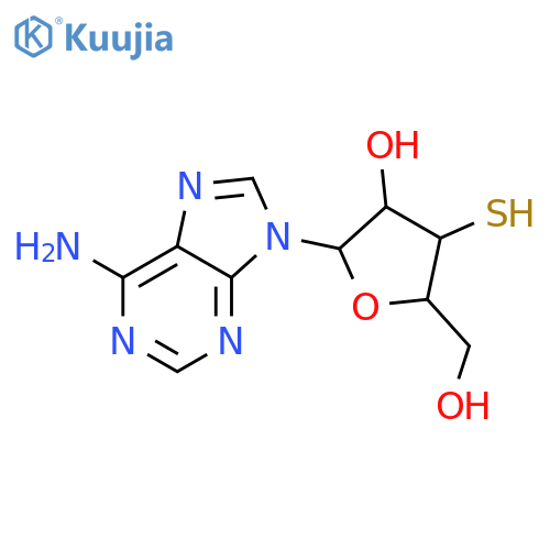 2-(6-aminopurin-9-yl)-5-(hydroxymethyl)-4-sulfanyloxolan-3-ol structure