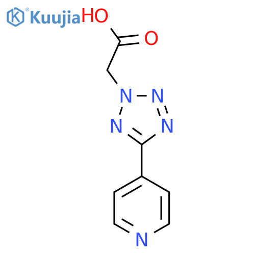(5-Pyridin-4-yl-tetrazol-2-yl)-acetic acid structure