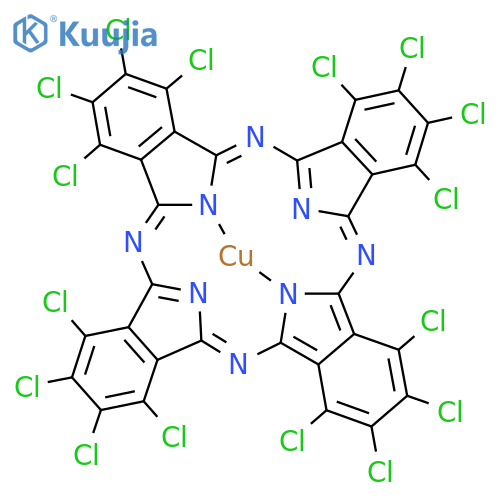 Pigment Green 7 (Technical Grade) structure