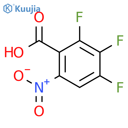 2,3,4-Trifluoro-6-nitrobenzoic Acid structure