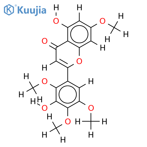 2',4',5',7-Tetra-Me ether-2',3',4',5,5',7-Hexahydroxyflavone structure