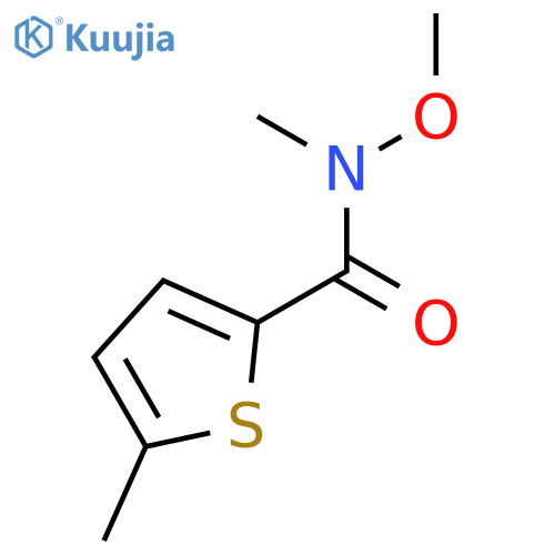 N-methoxy-N,5-dimethylthiophene-2-carboxamide structure