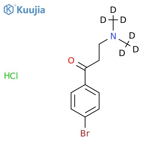 3-(Dimethyl-d6-amino)-4’-bromopropiophenone Hydrochloride structure