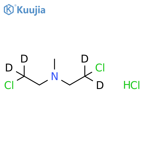 Bis(2-chloroethyl)methylamine-d4 Hydrochloride structure