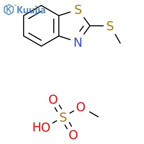 2-(methylsulfanyl)-1,3-benzothiazole; methoxysulfonic acid structure