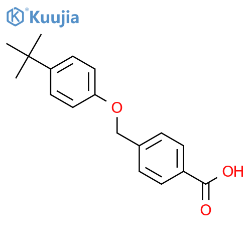 4-(4-tert-butylphenoxy)methylbenzoic acid structure