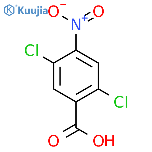 Benzoic acid, 2,5-dichloro-4-nitro- structure