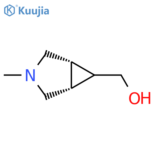 [(1R,5S,6S)-3-methyl-3-azabicyclo[3.1.0]hexan-6-yl]methanol structure