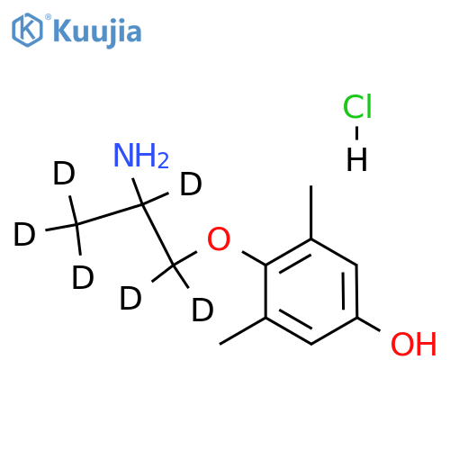 4-Hydroxy Mexiletine-d6 Hydrochloride structure