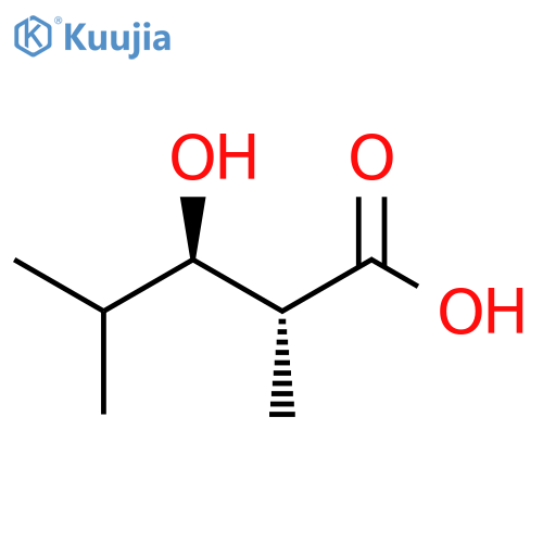 (2R,3R)-3-hydroxy-2,4-dimethylpentanoic acid structure
