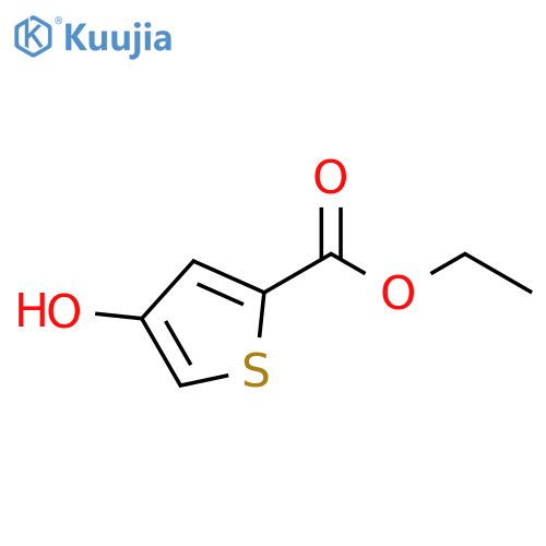 ethyl 4-hydroxythiophene-2-carboxylate structure
