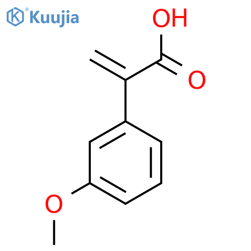 2-(3-Methoxyphenyl)prop-2-enoic acid structure