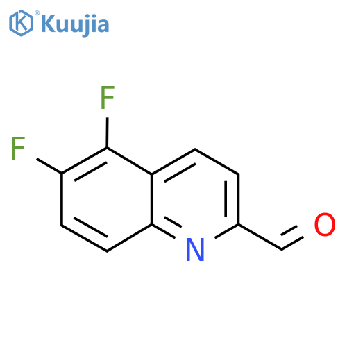5,6-Difluoroquinoline-2-carbaldehyde structure