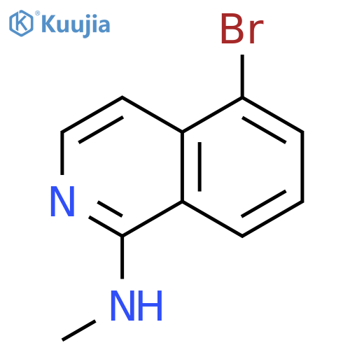 5-bromo-N-methylisoquinolin-1-amine structure