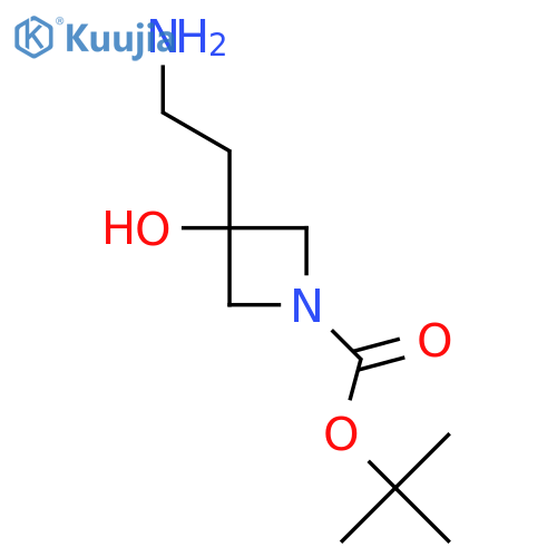 3-(2-Aminoethyl)-3-hydroxy-azetidine-1-carboxylic Acid tert-Butyl Ester structure