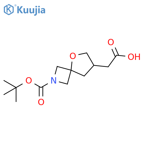 2-{2-[(tert-butoxy)carbonyl]-5-oxa-2-azaspiro[3.4]octan-7-yl}acetic acid structure