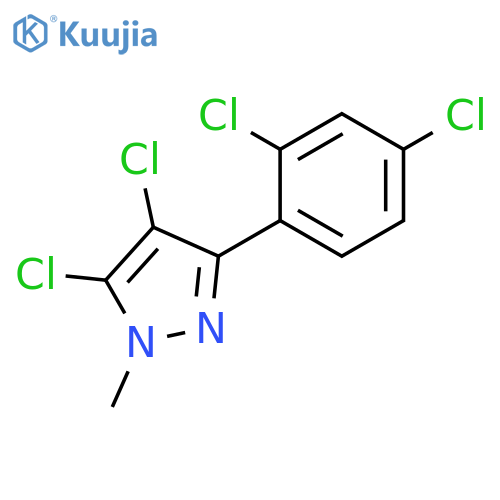 1H-Pyrazole, 4,5-dichloro-3-(2,4-dichlorophenyl)-1-methyl- structure