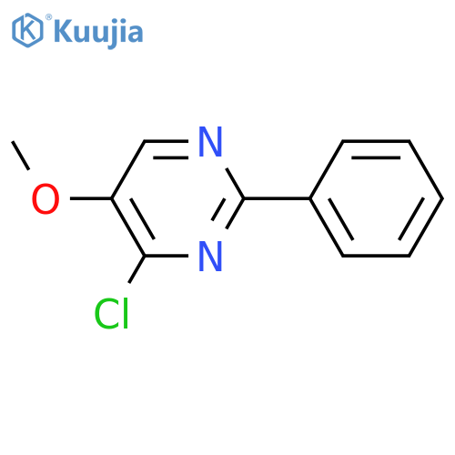 4-Chloro-5-methoxy-2-phenylpyrimidine structure