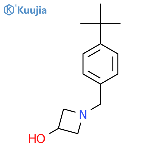 1-[(4-Tert-butylphenyl)methyl]azetidin-3-ol structure