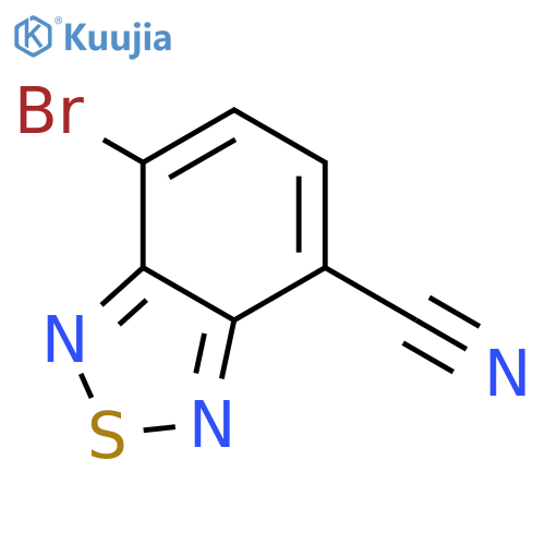 7-Bromo-2,1,3-benzothiadiazole-4-carbonitrile structure
