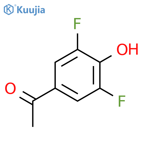 3',5'-Difluoro-4'-Hydroxyacetophenone structure
