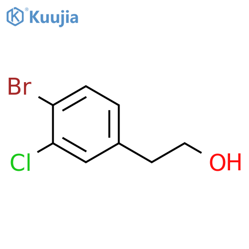 2-(4-bromo-3-chlorophenyl)ethan-1-ol structure