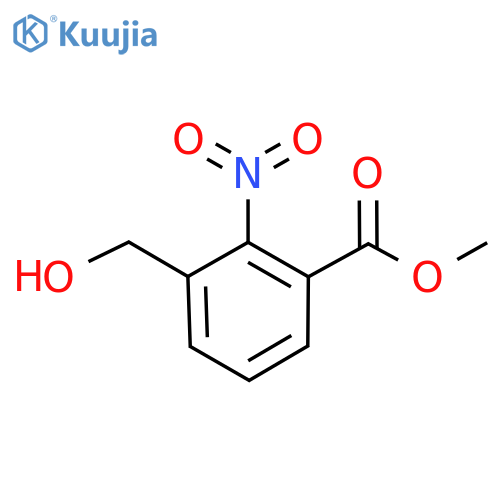 Methyl 3-(hydroxymethyl)-2-nitrobenzoate structure