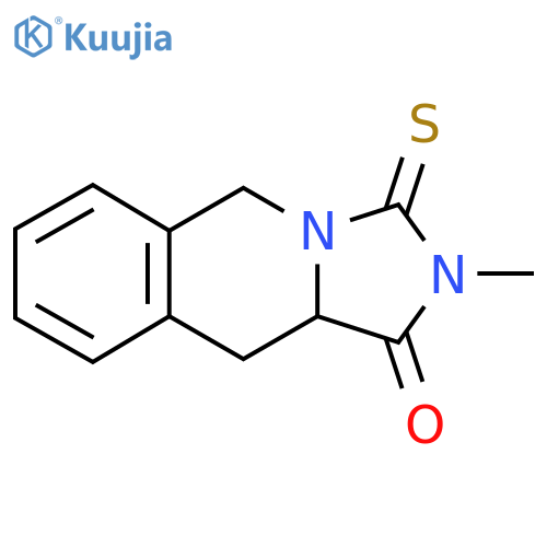 2-Methyl-3-thioxo-2,3,10,10a-tetrahydroimidazo[1,5-b]isoquinolin-1(5H)-one structure