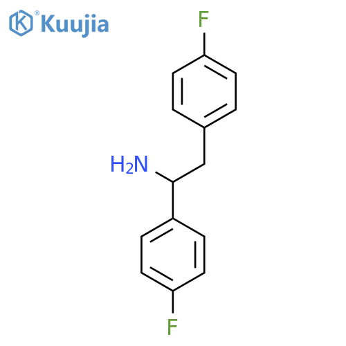 1,2-Bis(4-fluorophenyl)ethanamine structure